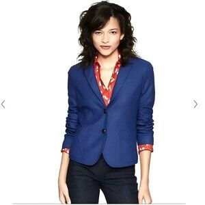 Gap The Academy Blazer in Blue (size 0)